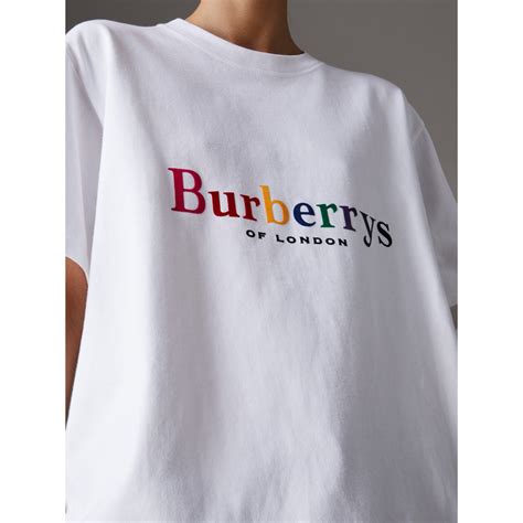 burberry rainbow shirts|Burberry t shirt long sleeve.